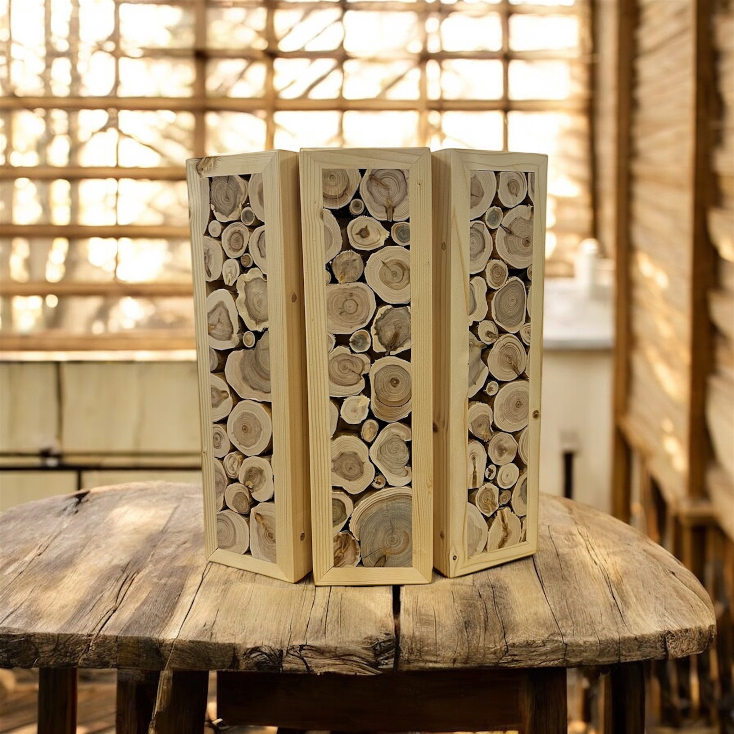 Decorative sauna elements